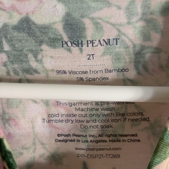 Posh peanut bamboo rose dress worn twice - Picture 2 of 5